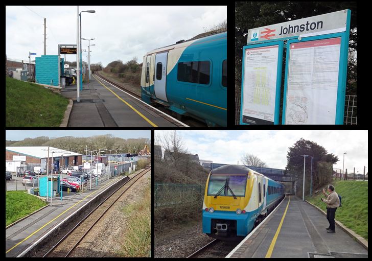 Johnston railway station