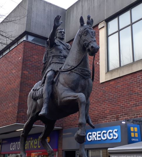 Roman Emperor Nerva statue, Gloucester